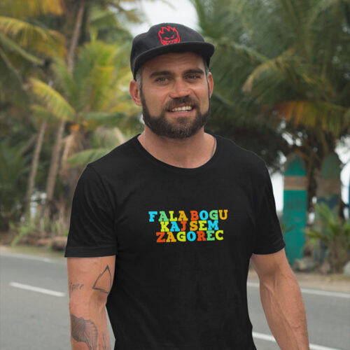 fala-bogu-kaj-sem-zagorec Fala Bogu kaj sem Zagorec - Majica crna