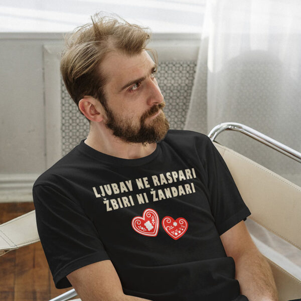 ljubav-ne-raspari-majica-m Ljubav ne raspari žbiri ni žandari - Majica kratka