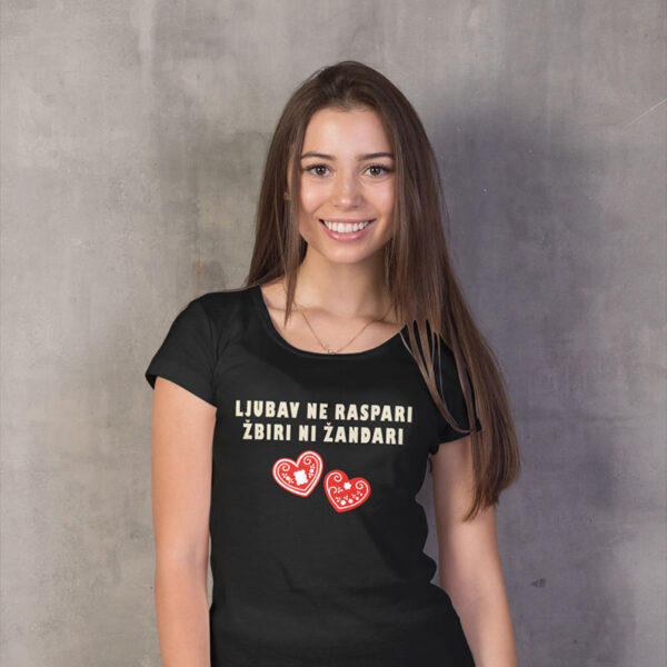 ljubav-ne-raspari-majica-z Ljubav ne raspari žbiri ni žandari - Majica kratka