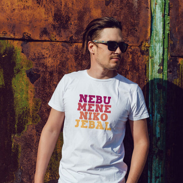 nebu-mene-miko-jebal-majica-bijela-muska Nebu mene niko jebal - Majica kratka