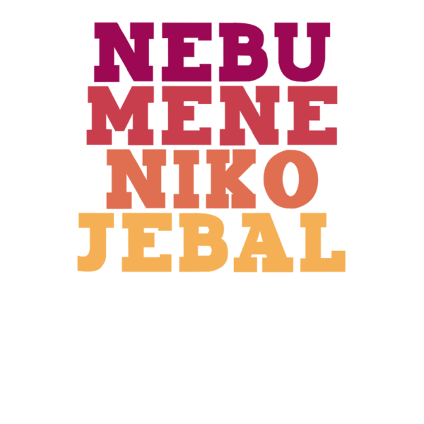 nebu-mene-niko-jebal-majica-bijela Nebu mene niko jebal - Majica kratka