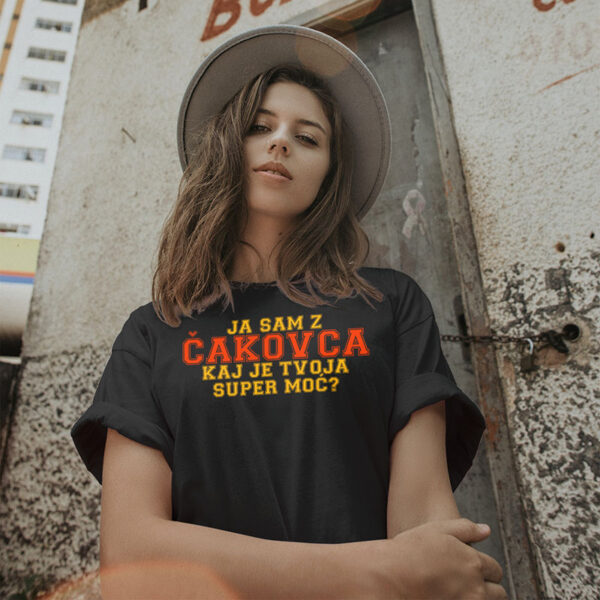 cakovec-majica Ja sam z Čakovca - Majica crna