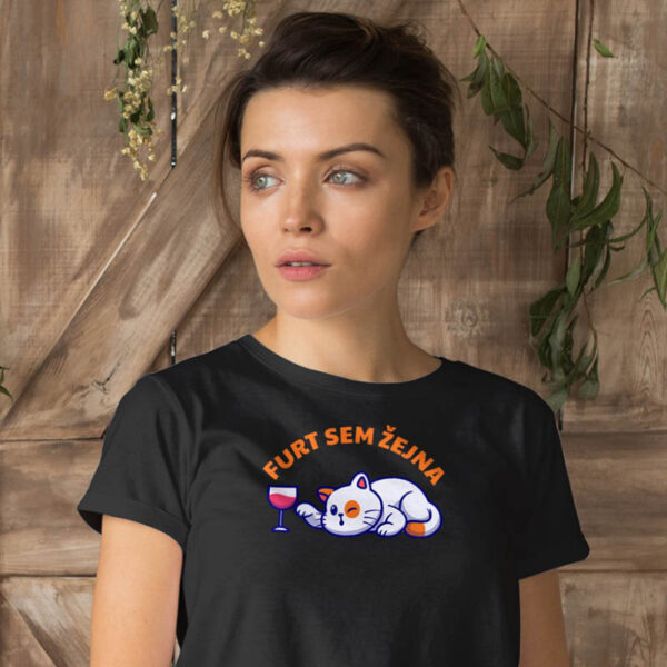 furt-sem-zejna-majica-s-tiskom-crna-muska-kajkavski Furt sem žejna - Majica kratka ŽENSKA