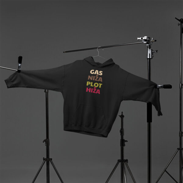 gasnizaplothiza2 Gas niža plot hiža - Hoodie crna