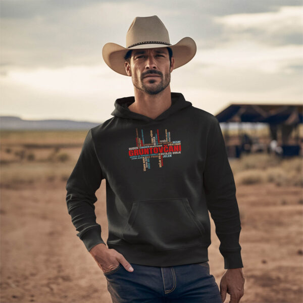 Gruntovčani - Hoodie crna