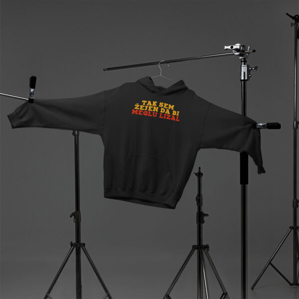 meglolizec-hoodie Meglolizec - Hoodie crna