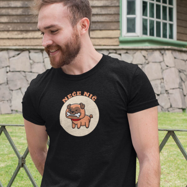 nece-nic-majica-muska Neće nič - Majica crna