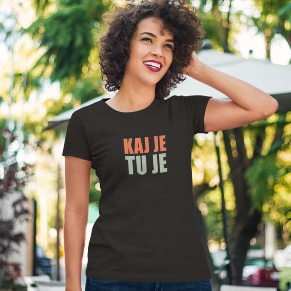 kaj-je-tu-je-muska-zenska Kaj je tu je - Majica crna