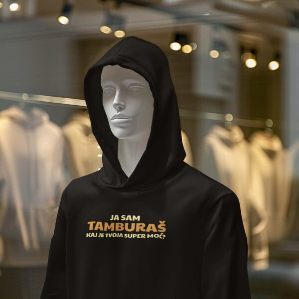 tamburas-hoodie-kajkavski-shop Crna hoodie majica sa natpisom za tamburaše