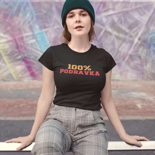 majica sa natpisom 100% podravka