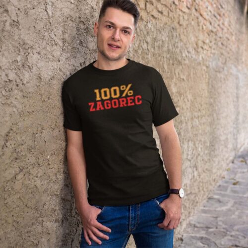 majica sa natpisom 100% zagorec