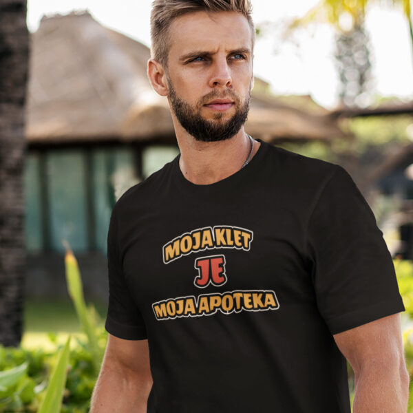 moja-klet-majica-muska Crna majica sa natpisom