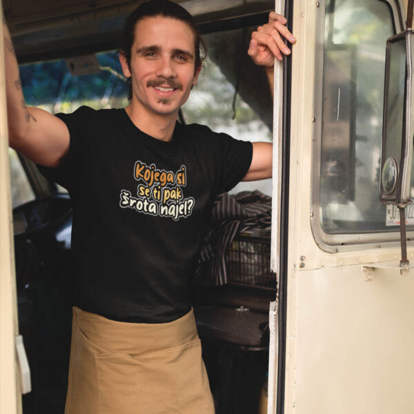 srot-majica-muska Crna majica sa natpisom Kojega si se pak ti šrota najel