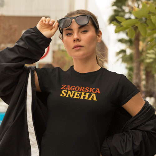 zagorska-sneha-majica-kajkavski Crna majica sa natpisom Zagorska sneha