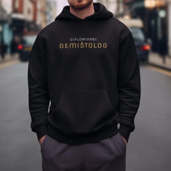 diplomirani-gemistolog-kajkavski-hoodie-muska Diplomirani gemištolog (M/Ž) - Hoodie crna
