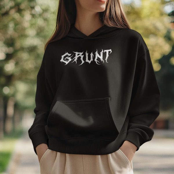 grunt hoodie majica Grunt hoodie majica - crna