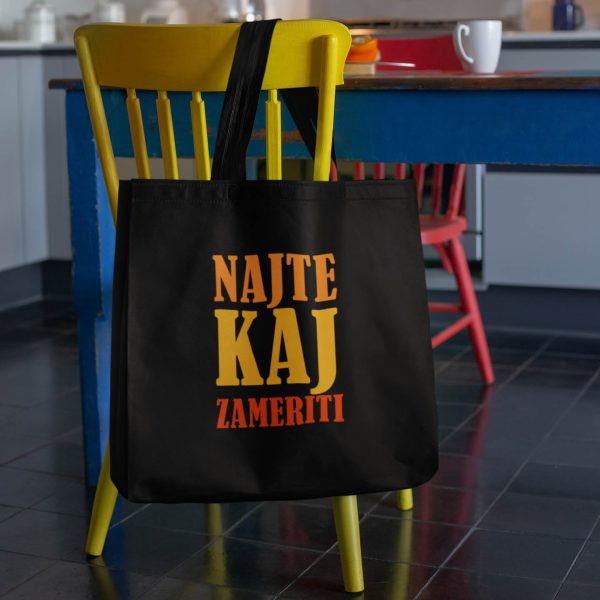 najte kaj zameriti velika torba kajkavski crna Najte kaj zameriti - Velika torba