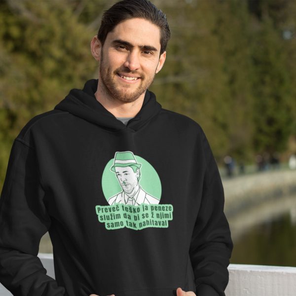cinober penezi hoodie kajkavski Cinober - Penezi - Hoodie crna