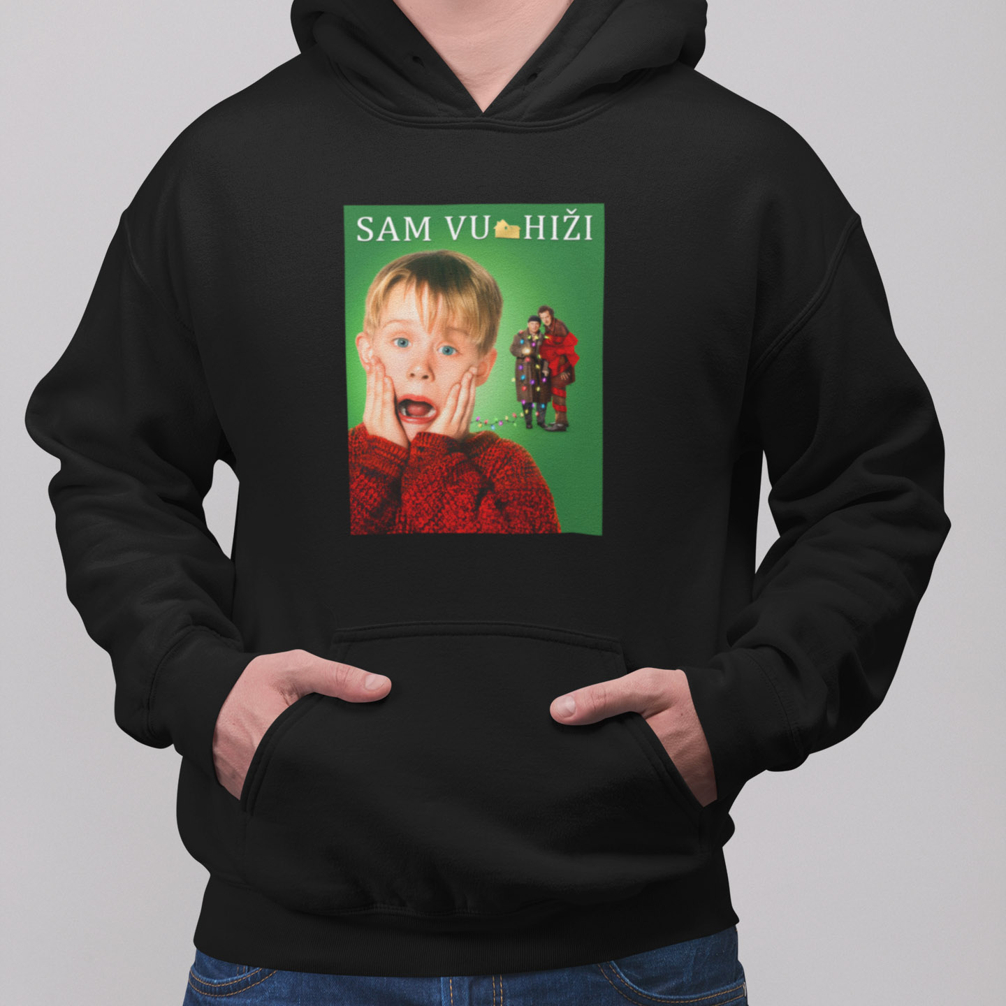 Sam vu hiži - Hoodie crna