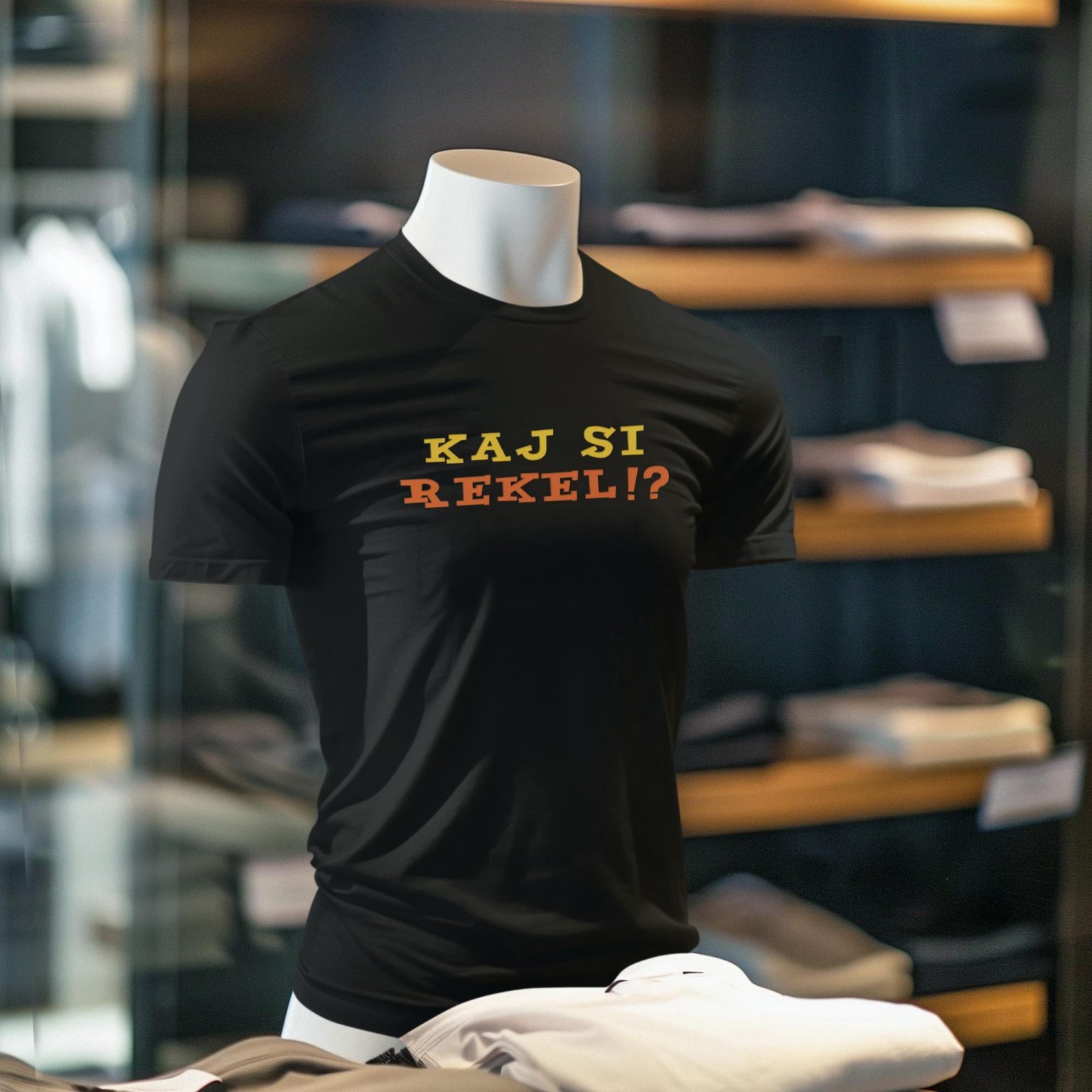 Kaj si rekel!? - Majica crna