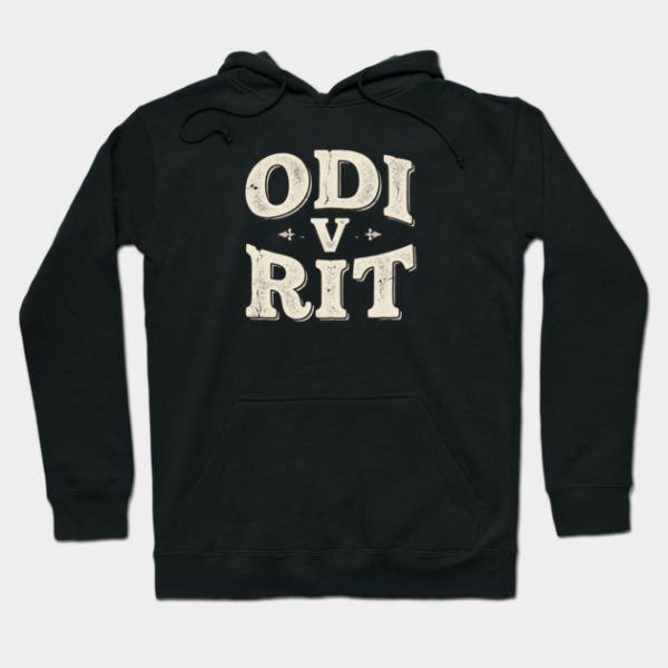 odi v rit v2 duksa kajkavski Odi v rit V.2 - Hoodie crna
