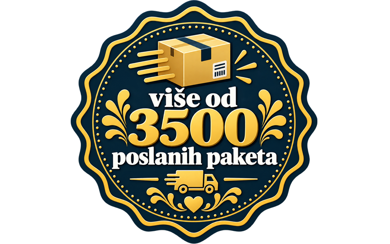 3500 poslanih paketa